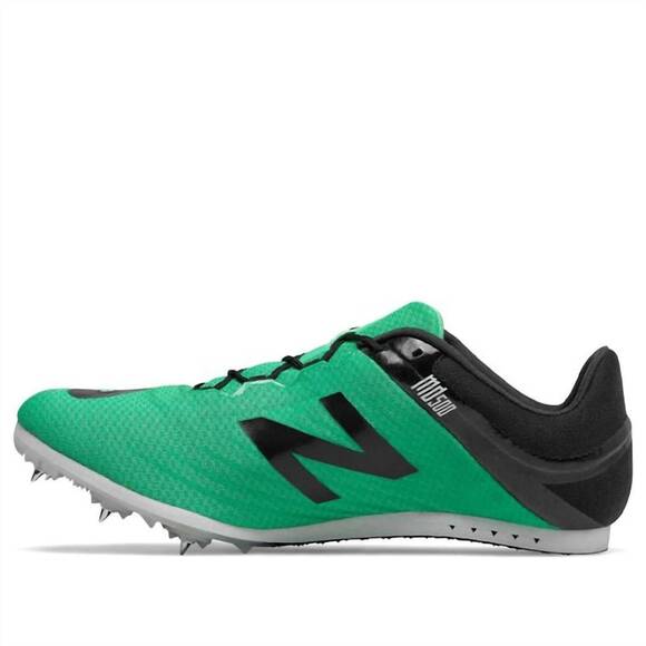 NEW NEW BALANCE men\'s md500 v6 spike shoes in emerald black main image 4